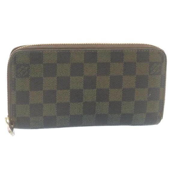 LOUIS VUITTON Damier Ebene Zippy Wallet Long Wallet - Picture 1 of 12